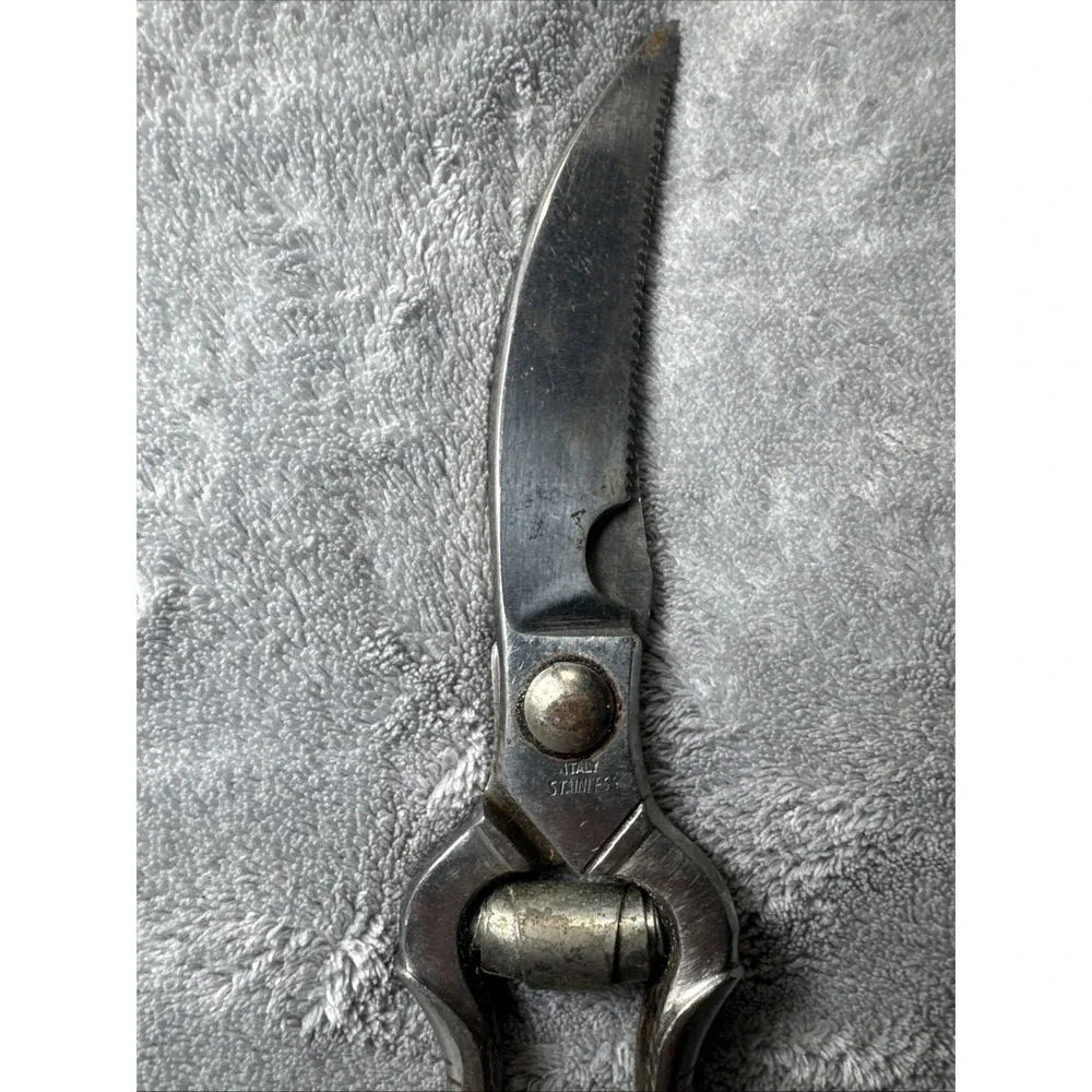 Vtg Stainless Steel Shears Scissors 10